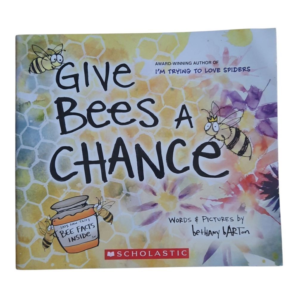 Scholastic Fun Bee Facts Book with Red and Yellow Accents